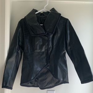 Pleather snake skin coat-cosplay